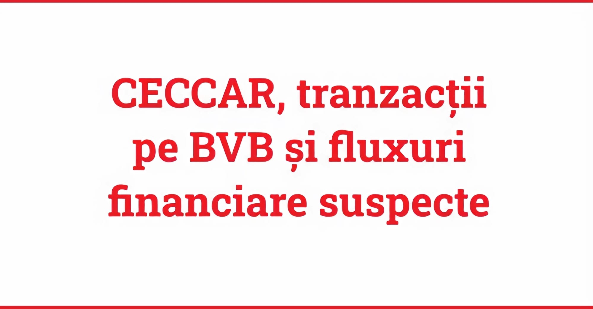 CECCAR, tranzacții pe BVB și fluxuri financiare suspecte