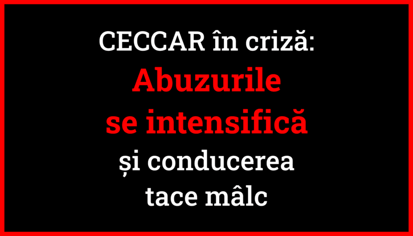 CECCAR în criză Abuzurile se intensifică și conducerea tace mâlc