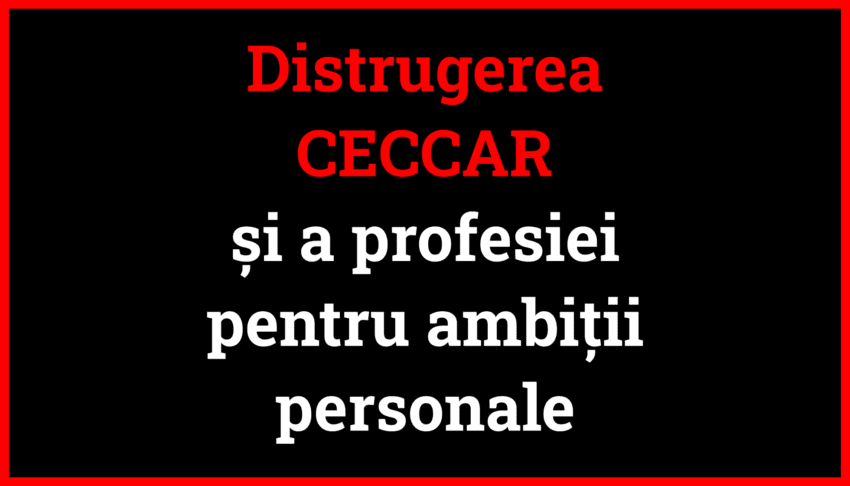 Acuzații de distrugere a CECCAR și a profesiei contabile din cauza ambițiilor personale ale unui grup infracțional organizat