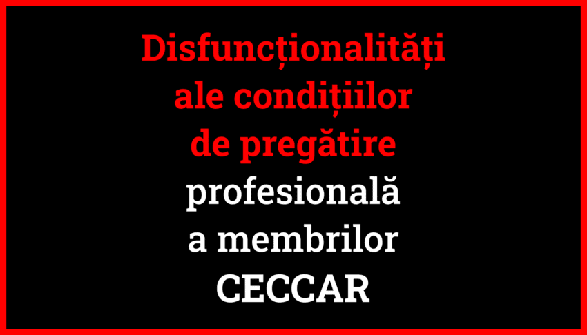 Imagine ce însoțește articolul despre disfuncționalitățile condițiilor de pregătire profesională a membrilor CECCAR, în contextul lipsei de supraveghere publică ce permite perpetuarea intereselor grupării Șova.