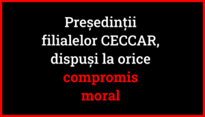 Președinții de filiale CECCAR au organizat întâlniri cu membrii, în care au perpetuat minciunile lui Șova Robert Aurelian