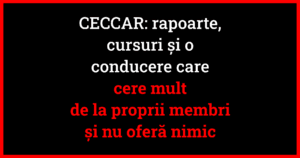CECCAR: rapoarte, cursuri și o conducere care cere mult de la proprii membri și nu oferă nimic