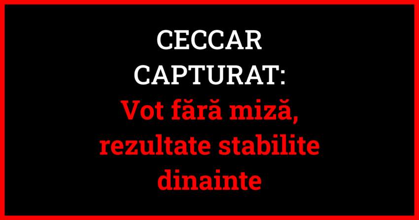 Alegerile, Adunările generale și Conferința Națională nu mai funcționează ca mecanisme democratice, ci ca instrumente de control aflate în slujba unei conduceri opace.