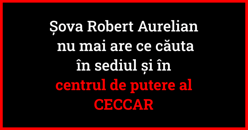 Șova Robert Aurelian nu mai are ce căuta în sediul și în centrul de putere al CECCAR, iar Elena Ecaterina Chivu trebuie să explice cum este menținut acest sistem după expirarea legitimității sale