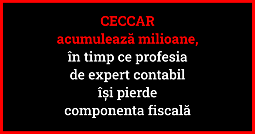 CECCAR a inclus specializarea Fiscalitate în fișa experților contabili judiciari, deși ghidul Ministerului Justiției indică drept entitate competentă Camera Consultanților Fiscali.